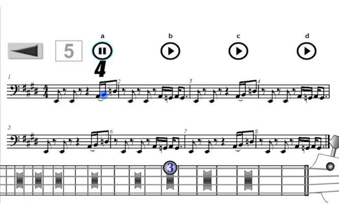 Play Bass Guitar android App screenshot 0